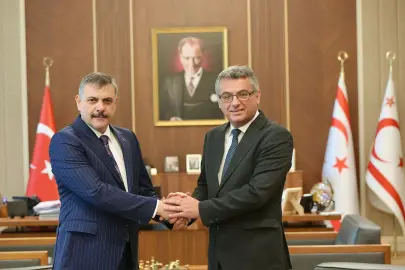 İçişleri Bakanı Mustafa Çiftçi KKTC'de