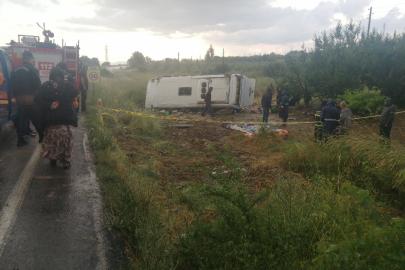Isparta'da tur otobüsü devrildi. 4 kişi öldü, 15 kişi yaralandı