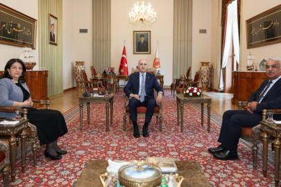 TBMM Başkanı Kurtulmuş, DEM heyetini kabul etti