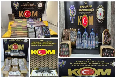 Antalya’da kaçakçılık operasyonları... 19 şüpheliye adli işlem