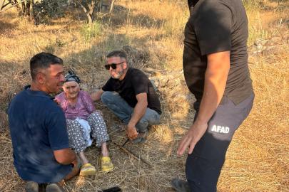 Aydın'da kaybolan yaşlı kadın sağ olarak bulundu
