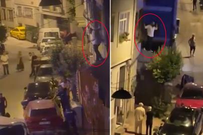 Beyoğlu'nda eski sevgili dehşeti. Evine tırmanıp camı yumrukladı