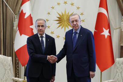 Cumhurbaşkanı Erdoğan, Kanada Başbakanı'nı kabul etti
