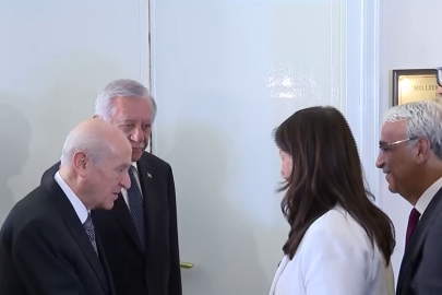 DEM Parti heyetinden Bahçeli'ye ziyaret