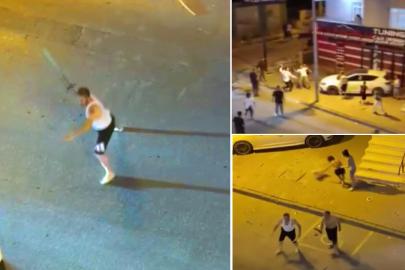 Esenyurt'ta mahalle karıştı, iki kişi kılıç çekti