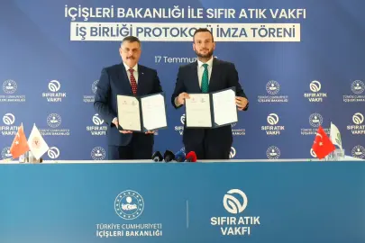 İçişleri Bakanlığı ile Sıfır Atık Vakfı arasında çevre için iş birliği protokolü