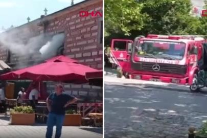 Tarihi Mısır Çarşısı'nda yangın