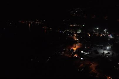 Bodrum ve Kos'ta ışıklar aynı anda azaldı; yıldızlar ortaya çıktı