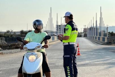 Jandarma 1 haftada 5 bin 392 motosikletliyi denetlendi