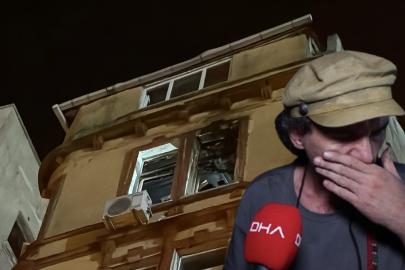 Maçta atılan havai fişek evi yaktı. Ressamın 20 yıllık tabloları kül oldu