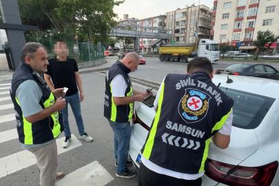 Samsun'da 'korsan taksi' denetimi: 3 sürücüye 300 bin TL ceza
