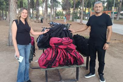 Gönüllülerden okula başlayacak çocuklara destek